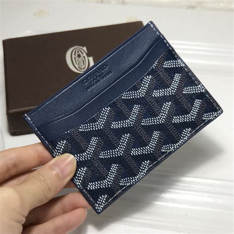 goyard card case mens|goyard card holder inside.